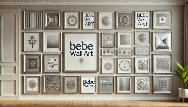Add a touch of modern elegance with BebeWallArt's Silver Wall Art. These sleek silver designs bring a sophisticated and contemporary feel to your living space.