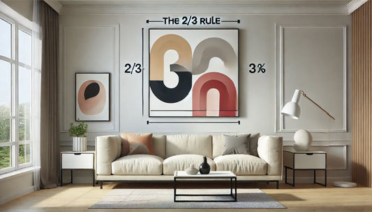 What is the 2/3 Rule for Wall Art