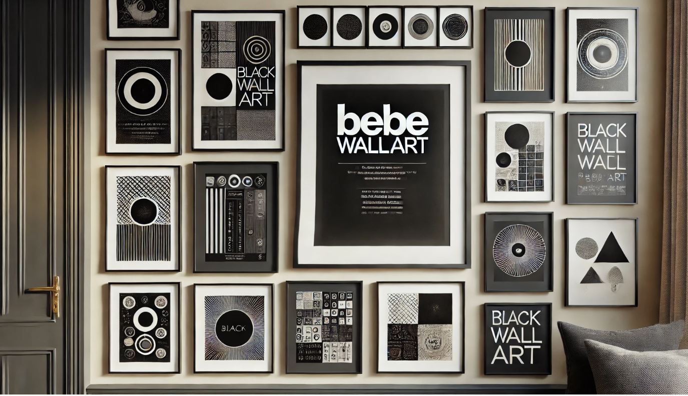 Black Wall Art BebeWallArt