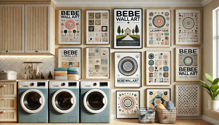 Upgrade your laundry area with BebeWallArt's Exclusive Laundry Wall Art Collection. Our exclusive designs add a touch of sophistication and style.