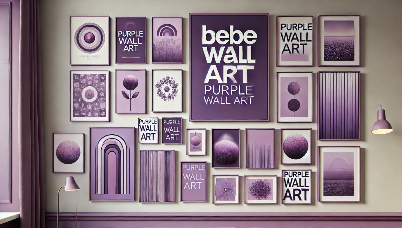 Make a bold statement with BebeWallArt's Purple Wall Art. Discover luxurious purple designs that add a touch of regal elegance to any room in your home.