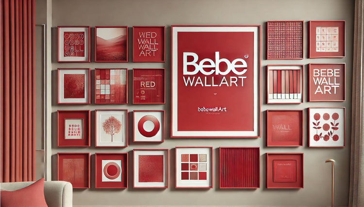 Ignite passion with BebeWallArt's Red Wall Art. Explore dynamic and captivating red designs that create a vibrant and energetic atmosphere in your home.